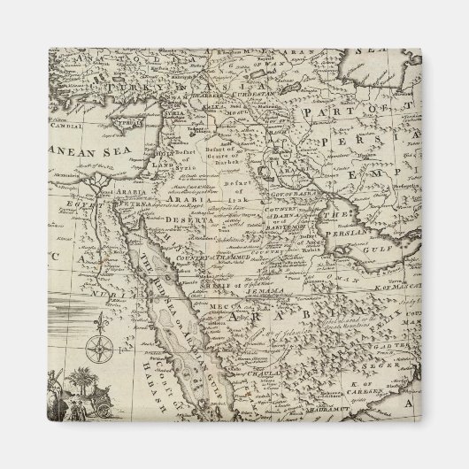 Naher Osten Magnet (Vorne)