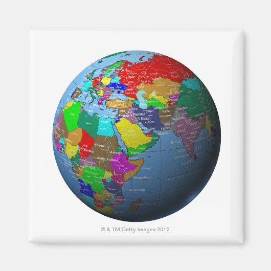 Naher Osten Magnet (Vorne)