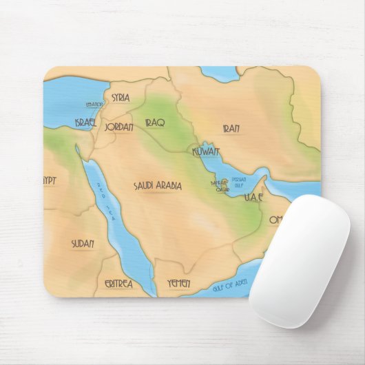 Naher Osten Mousepad (Mit Mouse)