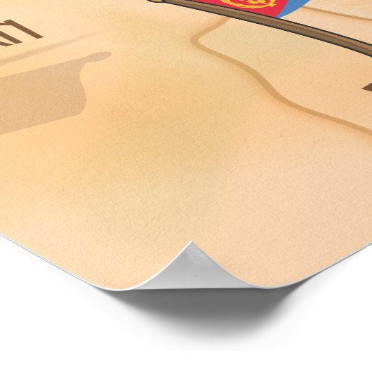 Naher Osten Poster (Ecke)