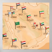 Naher Osten Poster (Vorne)