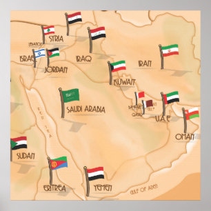 Naher Osten Poster