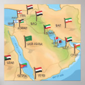 Naher Osten Poster (Vorne)