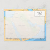 Naher Osten Postkarte (Rückseite)