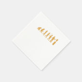 Naher Osten Rindfleisch Doner Kebab Koch Geschäfts Serviette (Ecke)