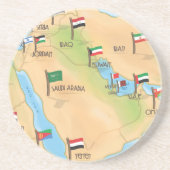 Naher Osten Sandstein Untersetzer (Vorne)