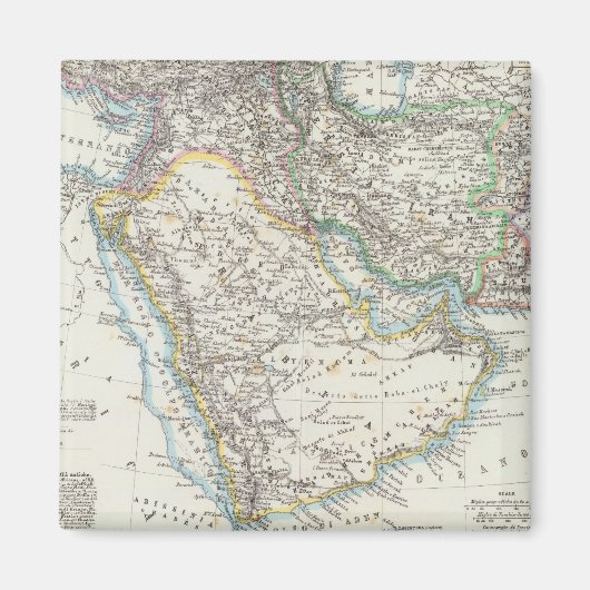 Naher Osten, Südasien Magnet (Vorne)