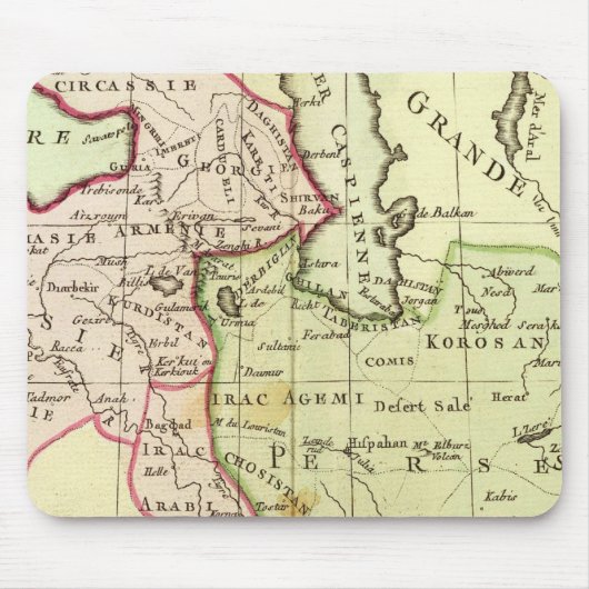 Naher Osten, Türkei, Iran Mousepad (Vorne)