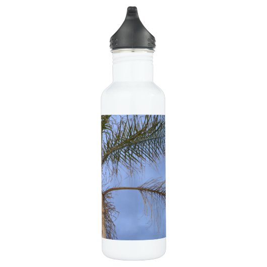 Naher Palmenbaum Edelstahlflasche (Rechts)