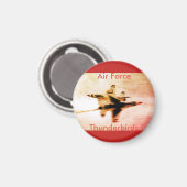 Naher Pass für Luftstreitkräfte Magnet (Vorderseite/Rückseite)