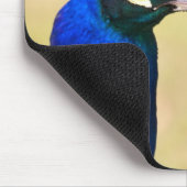 Naher Pfau 2 Mousepad (Ecke)