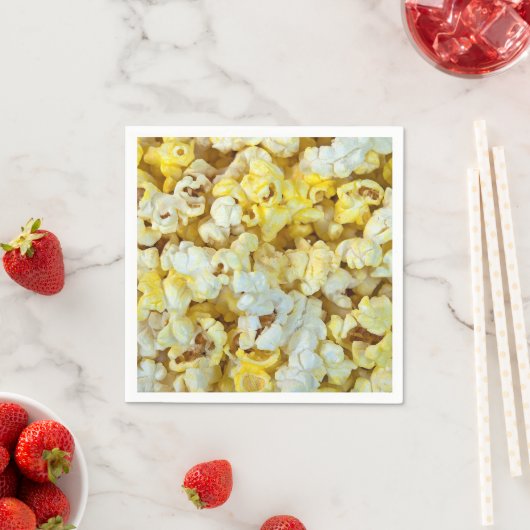Naher Popcorn Serviette (Beispiel)