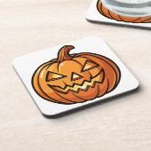 Naher Pumpkin Getränkeuntersetzer (Linke Seite)