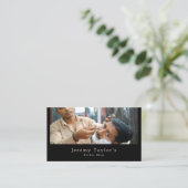 Naher Schwanz, Männerbrille Visitenkarte (Stehend Vorderseite)