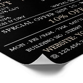 Naher Shave, Männerwerbung Poster (Ecke)