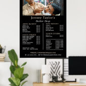 Naher Shave, Preis für männliche Friseure Poster (Heimbüro)