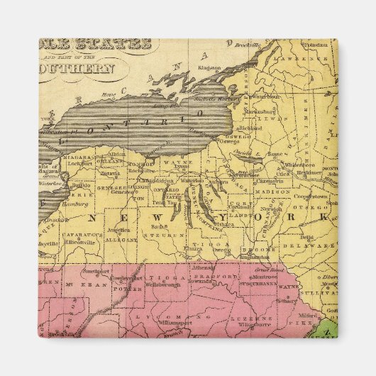 Naher Staaten 3 Magnet (Vorne)