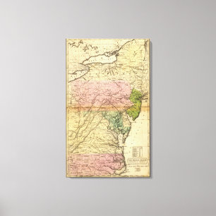 Naher Staaten Leinwanddruck