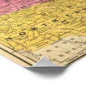 Naher Staaten, USA Poster (Ecke)