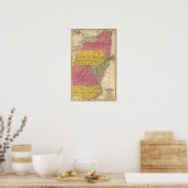 Naher Staaten, USA Poster (Küche)