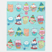 Naher Strick Fleece Blanket, groß (Vorderseite)