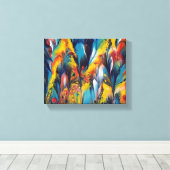 Naher und Feathery2-Druck auf 10x18-Leinwand Leinwanddruck (Insitu (Holzboden))