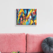 Naher und Feathery2-Druck auf 10x18-Leinwand Leinwanddruck (Insitu (Wohnzimmer))