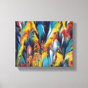 Naher und Feathery2-Druck auf 10x18-Leinwand Leinwanddruck