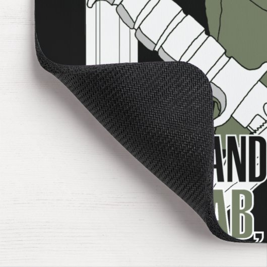 Naher Viertel-Kampf, Thule, Grönland Mousepad (Ecke)