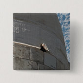 Naher Weltraumbahnhof Button (Vorderseite)