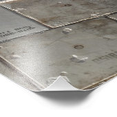 Naher Weltraumbahnhof Fotodruck (Ecke)