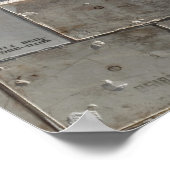 Naher Weltraumbahnhof Poster (Ecke)