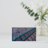 Nahere Ansicht der Computertastatur Visitenkarte (Stehend Vorderseite)