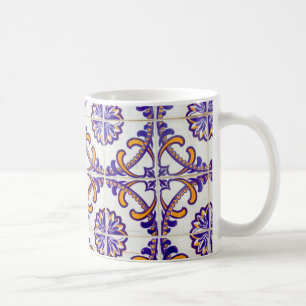 Näheres Muster von Fliesen, Portugal Kaffeetasse
