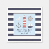 Näheres Papier Napkins für Babydusche Serviette (Vorderseite)