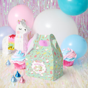 Näherin 50. Geburtstag Nähmaschine Türkis Geschenkschachtel