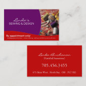 Näherin ~ Visitenkarte (Vorne/Hinten)