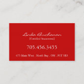 Näherin ~ Visitenkarte (Rückseite)