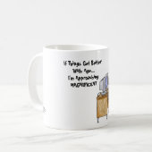 Nähernde ausgezeichnete Tasse (Vorderseite Links)