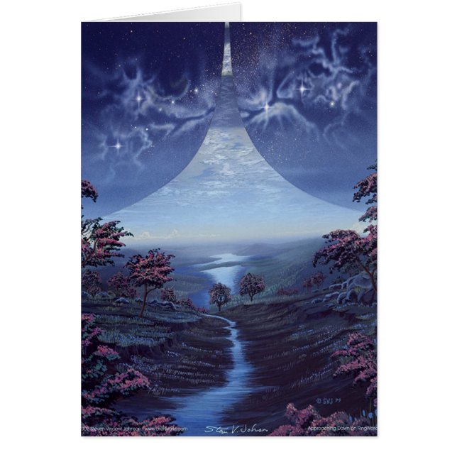 Nähernde Dämmerung auf Ring-Welt (Vorne)