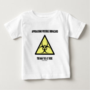 Nähernde mögliche Biogefährdung können Sie Baby T-shirt