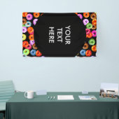 Nähert nahtloses Muster + Ihr Backgr. Ideen Banner (Messeveranstaltung)