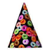 Nähert nahtloses Muster + Ihr Backgr. Ideen Partyhütchen (Rechts)