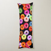 Nähert nahtloses Muster + Ihr Backgr. Ideen Seitenschläferkissen (Rückseite (Vertikal))