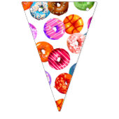 Nähert nahtloses Muster + Ihr Backgr. Ideen Wimpelkette (Erste Fahne)