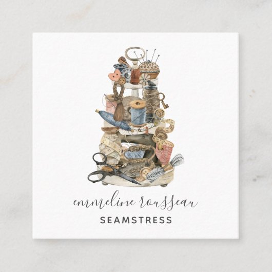 Näherungsinstrumente des Handels Quadratische Visitenkarte (Vorderseite)