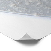 Nahes Anziehen von getrockneten Donuts in einer Pl Poster (Ecke)