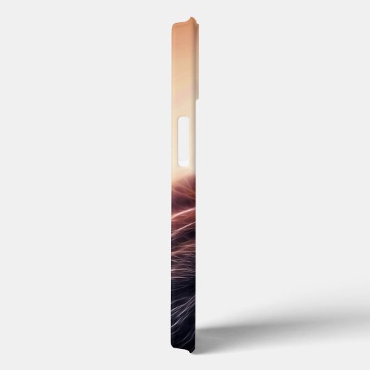 Nahes ästhetisches Katzengesicht mit farbigen Auge Case-Mate iPhone Hülle (Rückseite / Rechts)