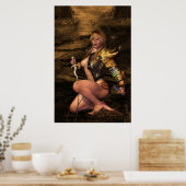 Nahes Aufkommen von "Jäger oder Jäger" Poster (Küche)