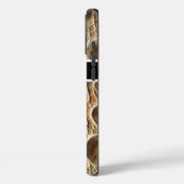 Nahes Aufsetzen der komplexen Snakeskintextur Case-Mate iPhone Hülle (Rückseite / Links)